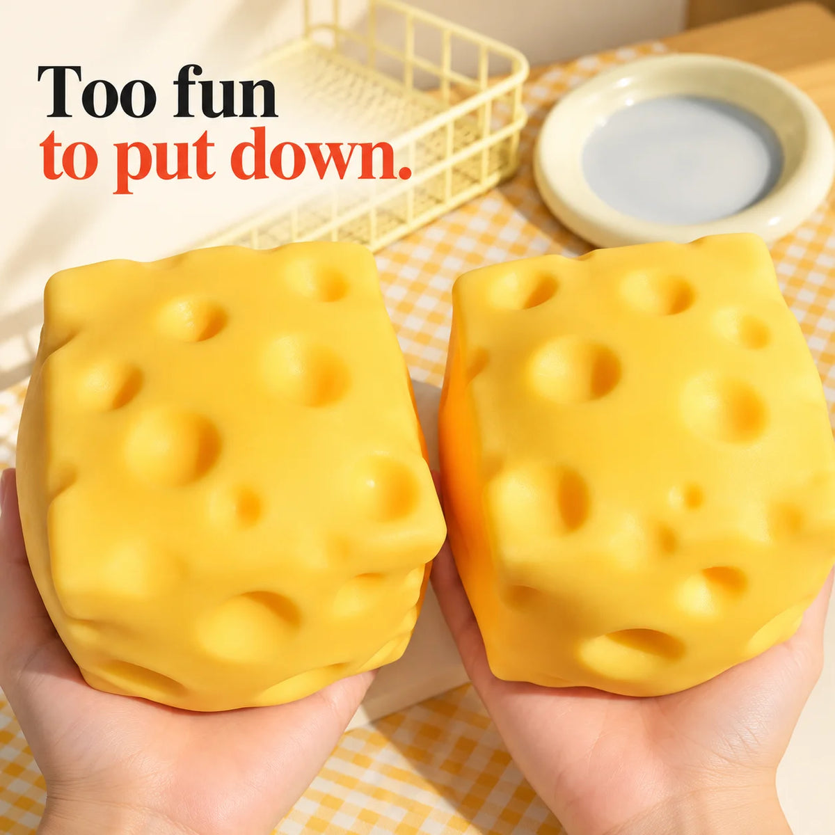 Cheezmi™ CheeseMelt Cheese Squishy Toy