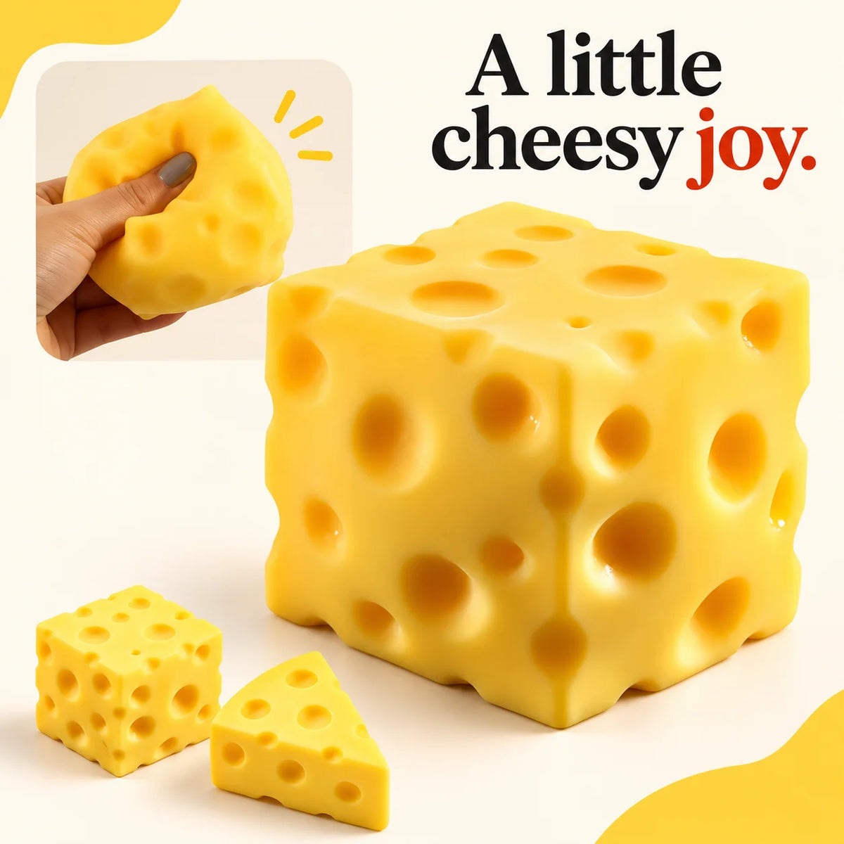 Cheezmi™ CheeseMelt Cheese Squishy Toy
