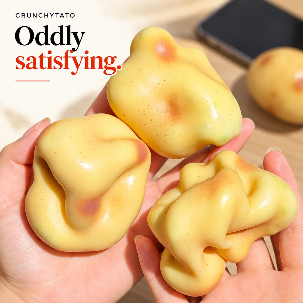 Cheezmi™ CrunchyTato Potato Squishy Toy