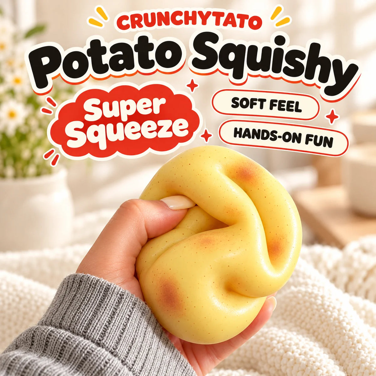 Cheezmi™ CrunchyTato Potato Squishy Toy