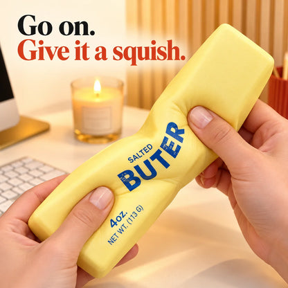 Cheezmi™ ButterMelt Butter Stick Squishy Toy – Stretchy Sensory Fidget Toy for Stress Relief