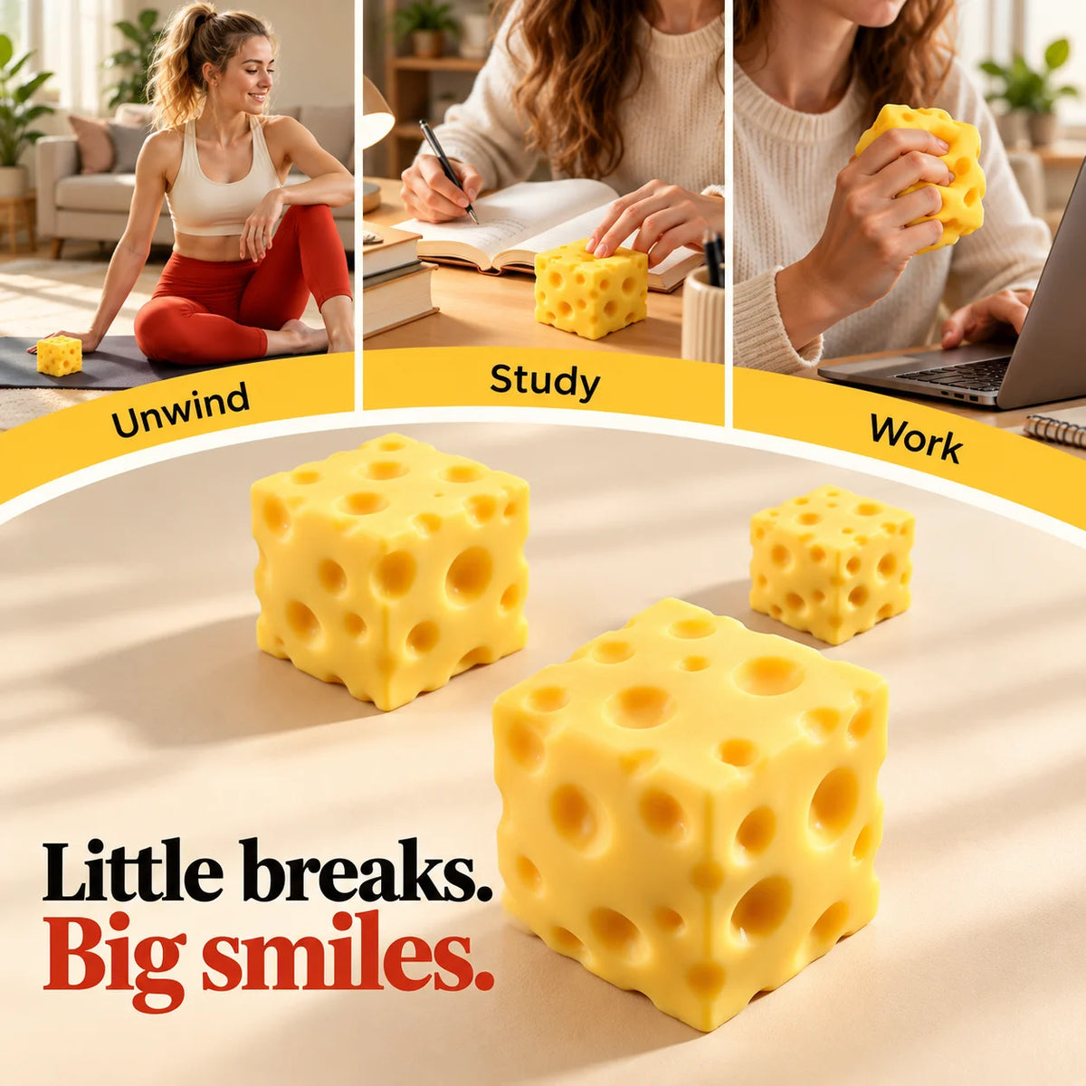 Cheezmi™ CheeseMelt Cheese Squishy Toy