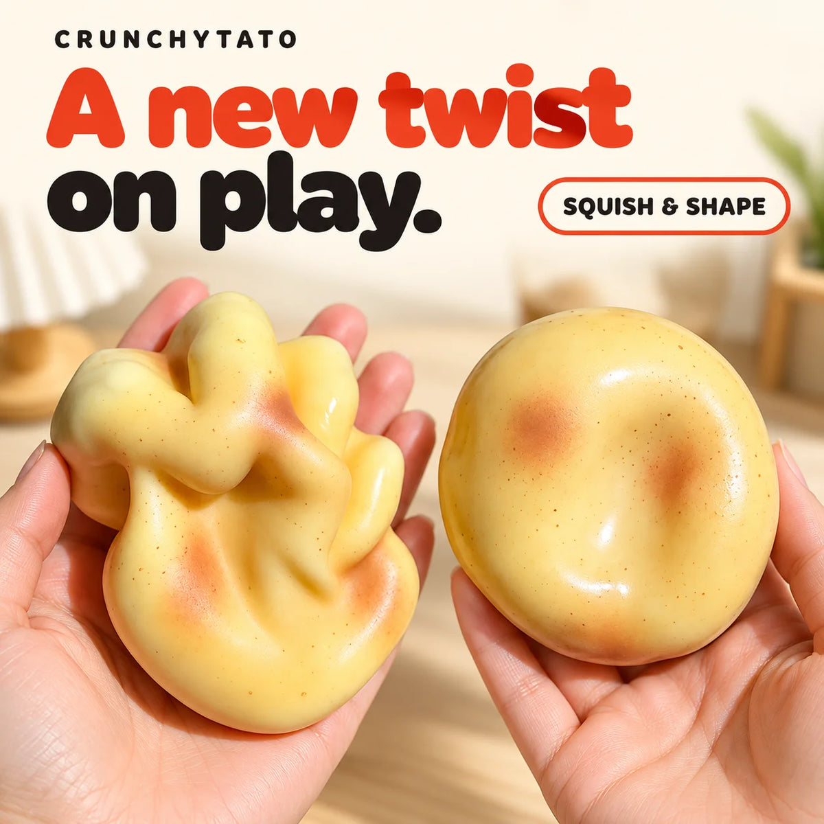 Cheezmi™ CrunchyTato Potato Squishy Toy
