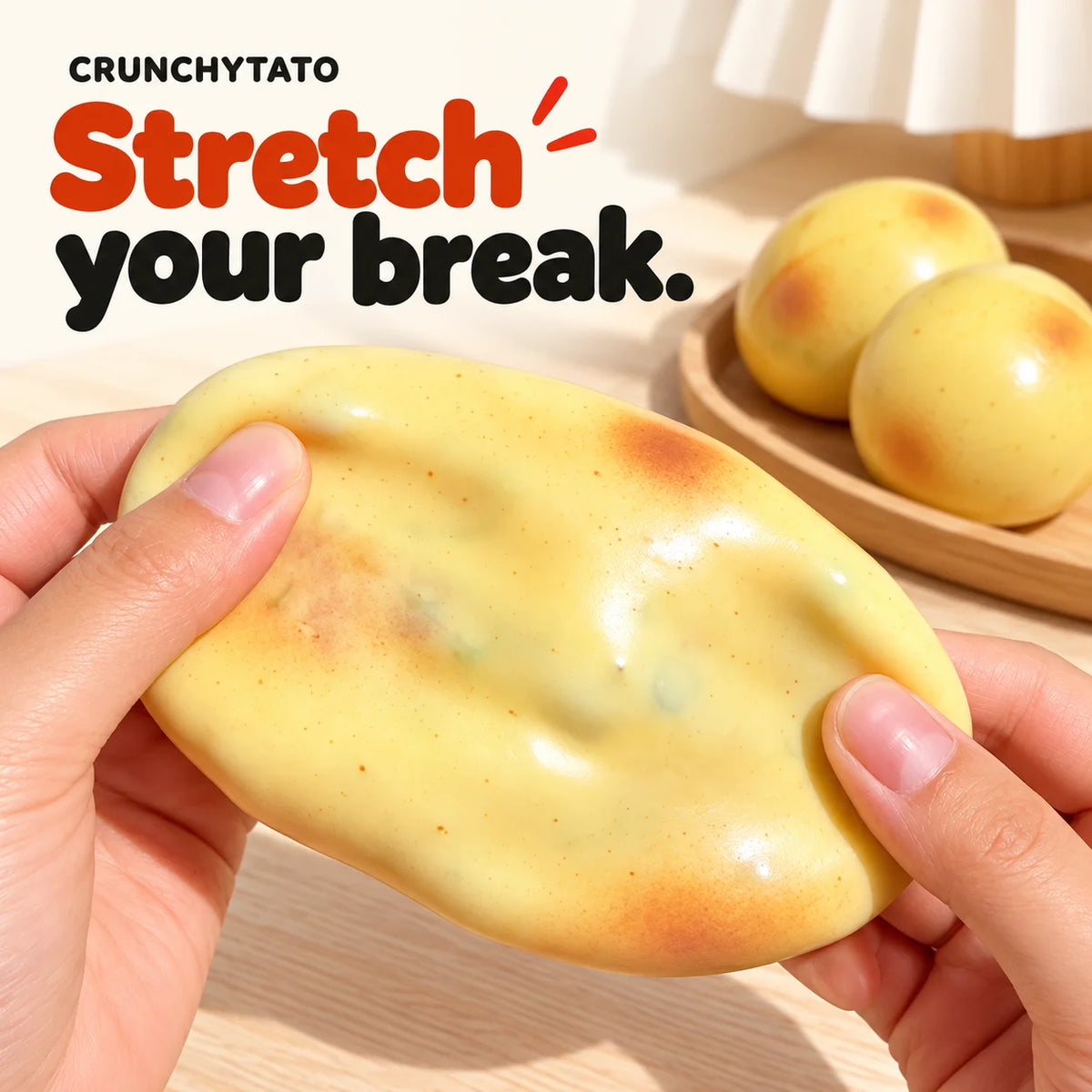 Cheezmi™ CrunchyTato Potato Squishy Toy
