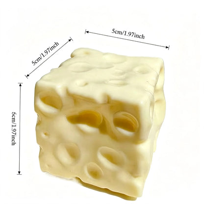 Cheezmi™ CheeseStretch Jumbo Cheese Squishy Toy – Super Stretchy Slow Rebound Sensory Fidget Toy