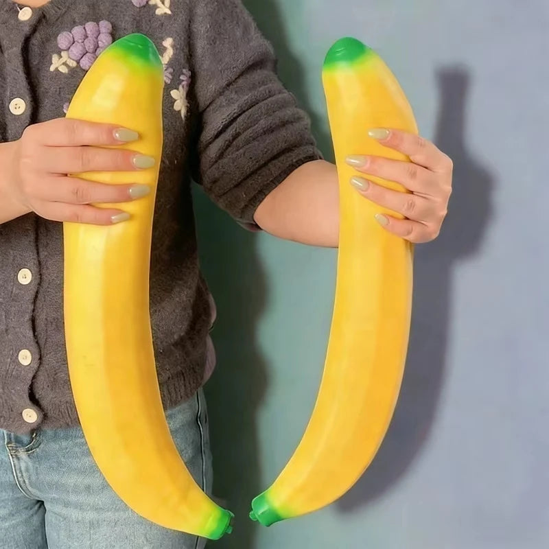 Cheezmi™ BananaMelt Giant Banana Squishy Toy – Slow Rising Sensory Fidget Toy for Stress Relief